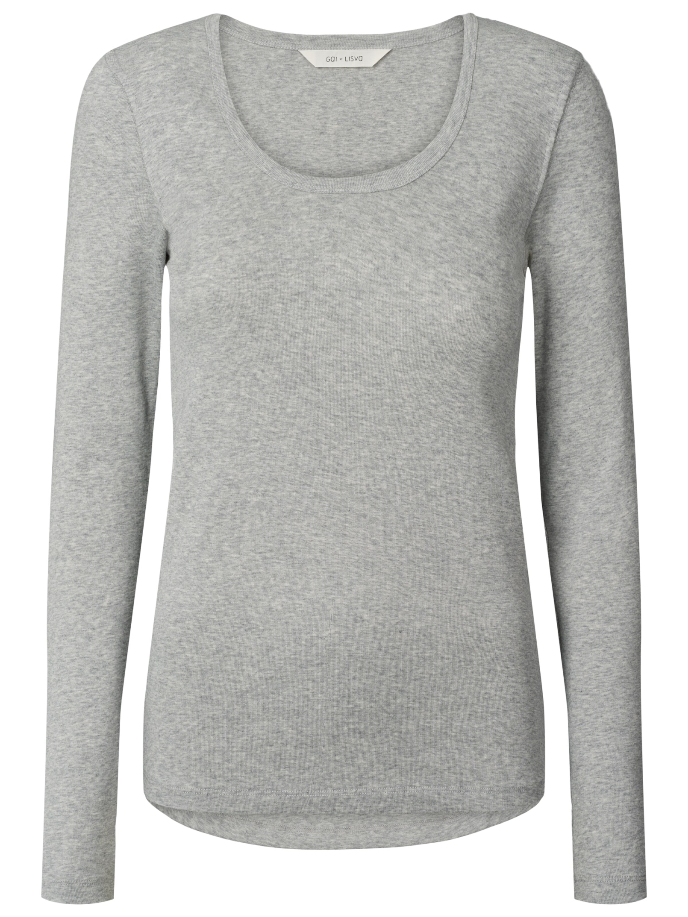 Gai+Lisva Tričko 'Ivy' – šedá: přední strana