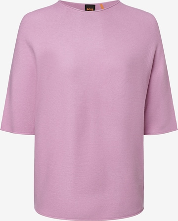 BOSS Sweater 'Flamber' in Pink: front
