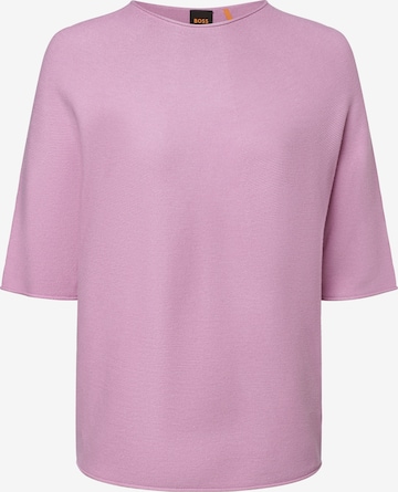 BOSS Orange Pullover 'Flamber' in Pink: predná strana