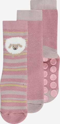 Chaussettes EWERS en rose : devant