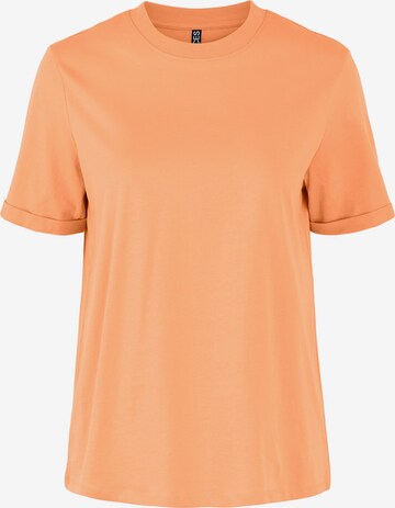 Maglietta 'Ria' di PIECES in arancione: frontale