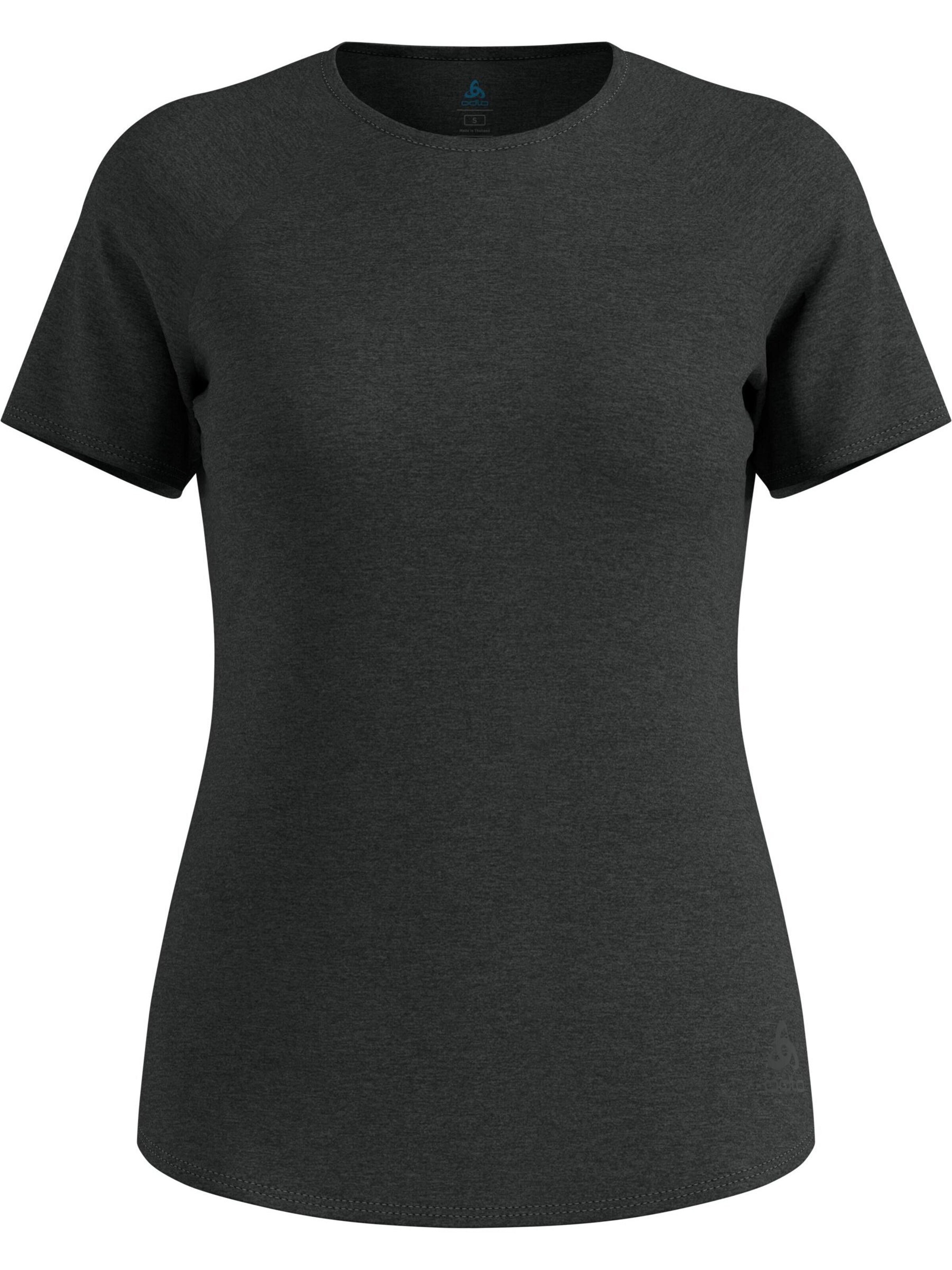 ODLO Functioneel shirt 'ESSENTIAL 365' in Zwart: voorkant