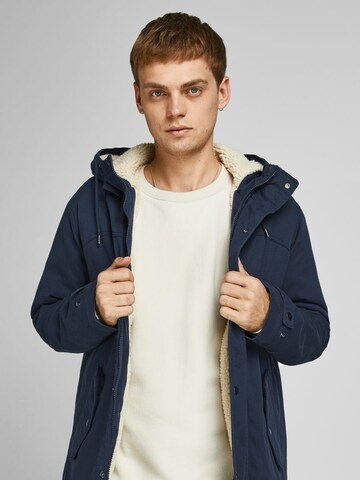 JACK & JONES Parka przejściowa 'State' w kolorze niebieski