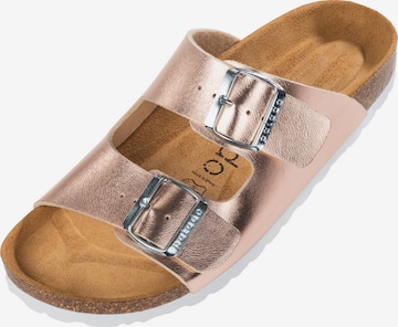 Palado Sandale 'Palado Korfu Metallic' in Braun: Vorderseite
