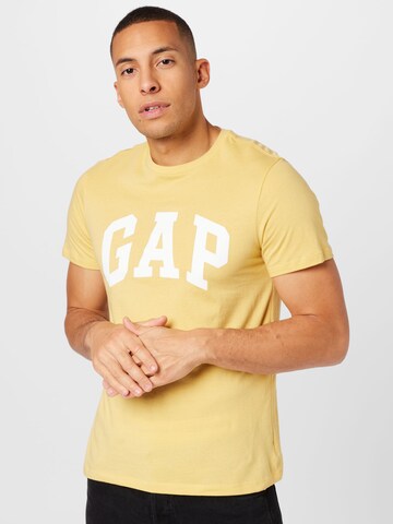 GAP Regular fit Shirt in Geel: voorkant