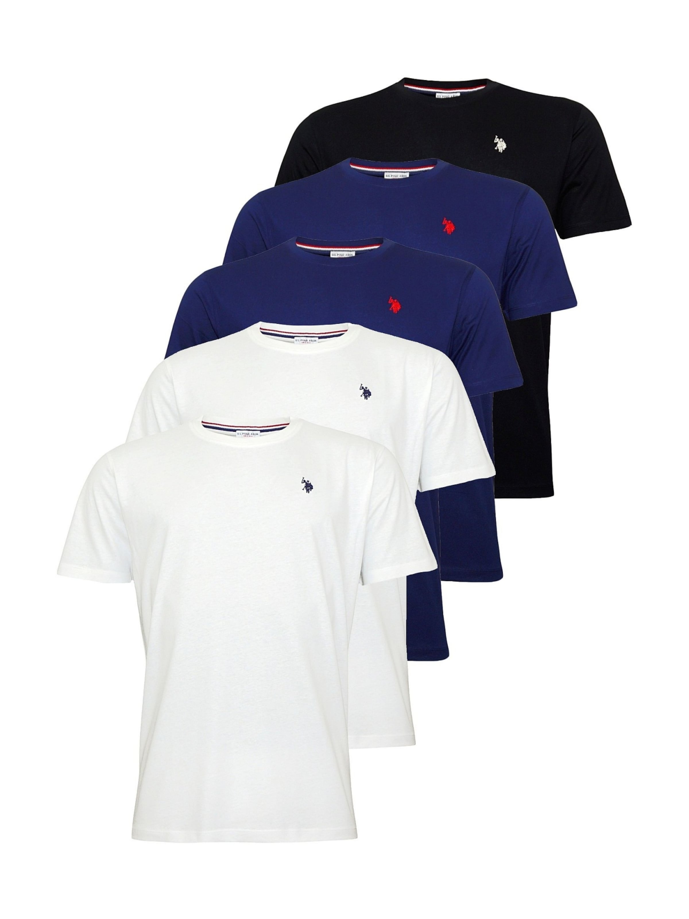 T-Shirt U.S. POLO ASSN. en mélange de couleurs : devant