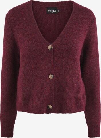 PIECES Cardigan 'Ellen' i lilla: forside