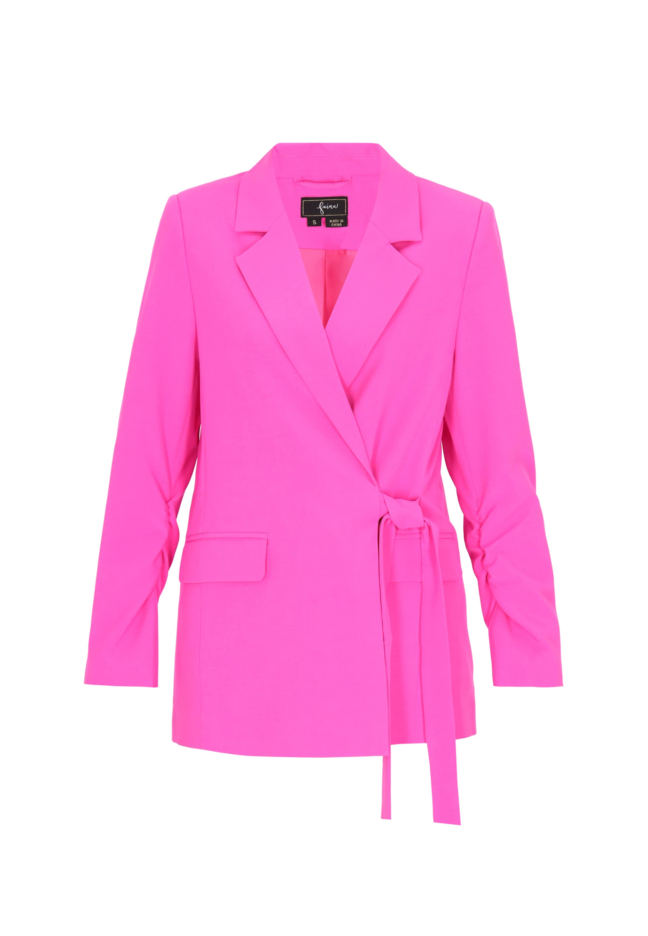 Blazer 'Festive' faina en rose : devant