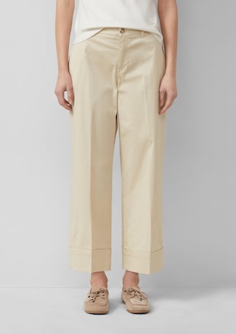 Wide Leg Pantalon s.Oliver en beige