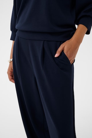 Kaffe Regular Trousers 'KAannie' in Blue