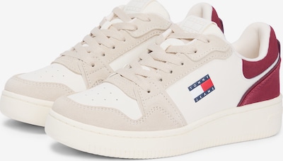 Tommy Jeans Niske tenisice 'TJW RETRO BASKET SNEAKER' u bež / ecru/prljavo bijela / mornarsko plava / bordo, Pregled proizvoda
