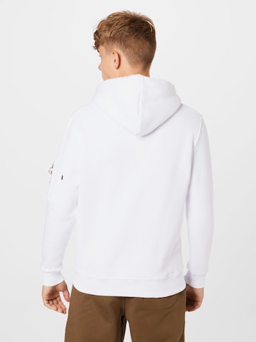 ALPHA INDUSTRIES Sweatshirt in Wit