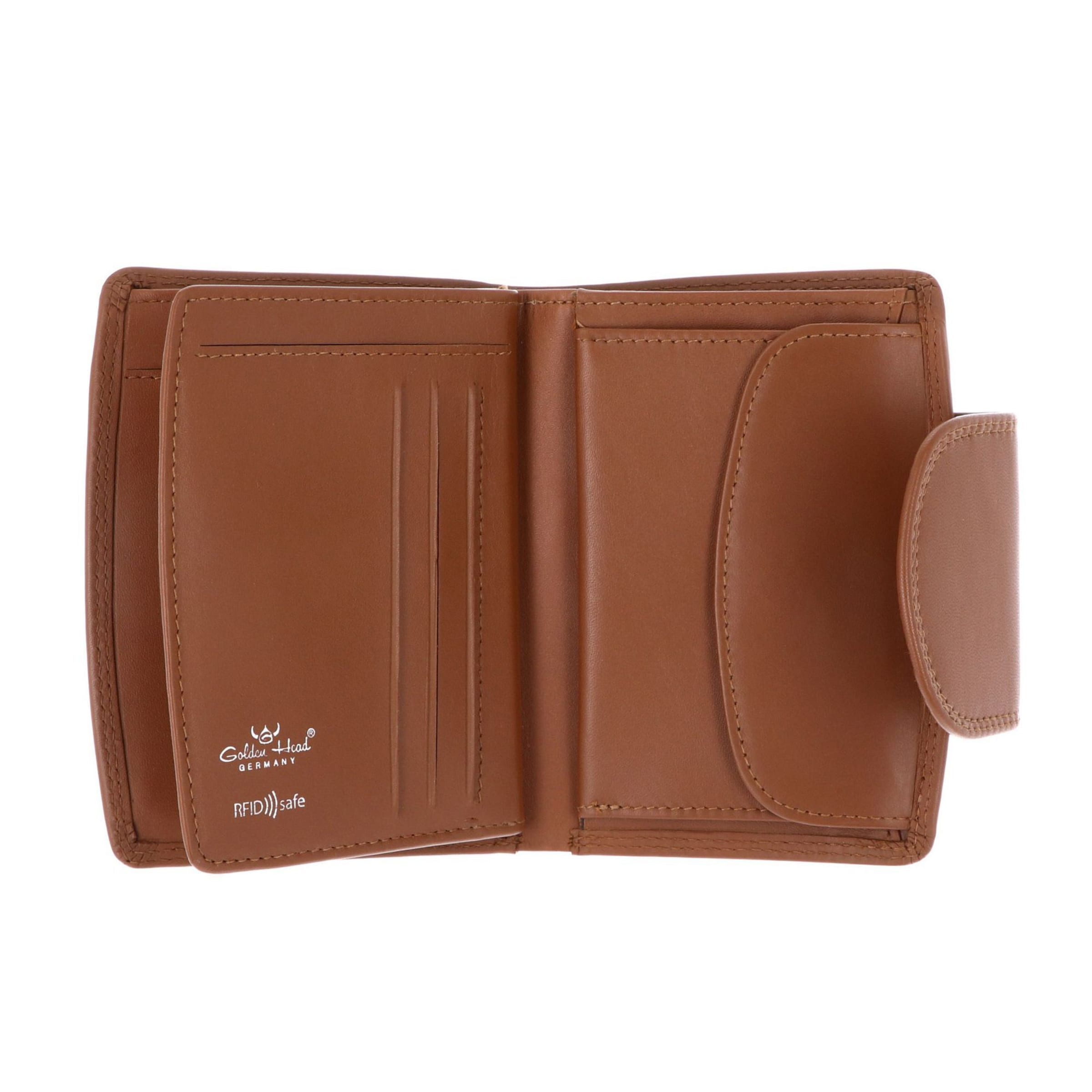 Porte-monnaies 'Polo' GOLDEN HEAD en marron