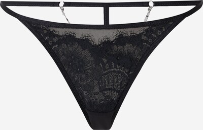 Hunkemöller String en noir, Vue avec produit