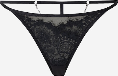 Hunkemöller String en noir, Vue avec produit