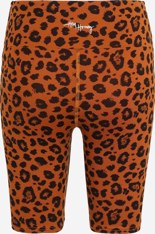 Skinny Pantaloni sport de la Hey Honey pe maro