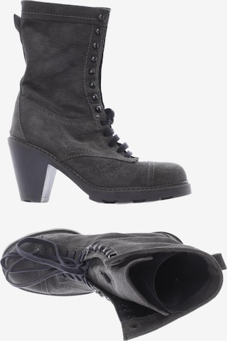 Fornarina Dress Boots in 37 in Grey: front