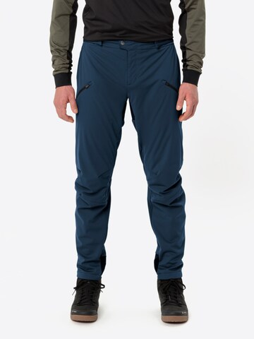 VAUDE Regular Outdoor trousers 'Minaki' in Blue: front