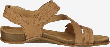 EL NATURALISTA Strap Sandals in Yellow