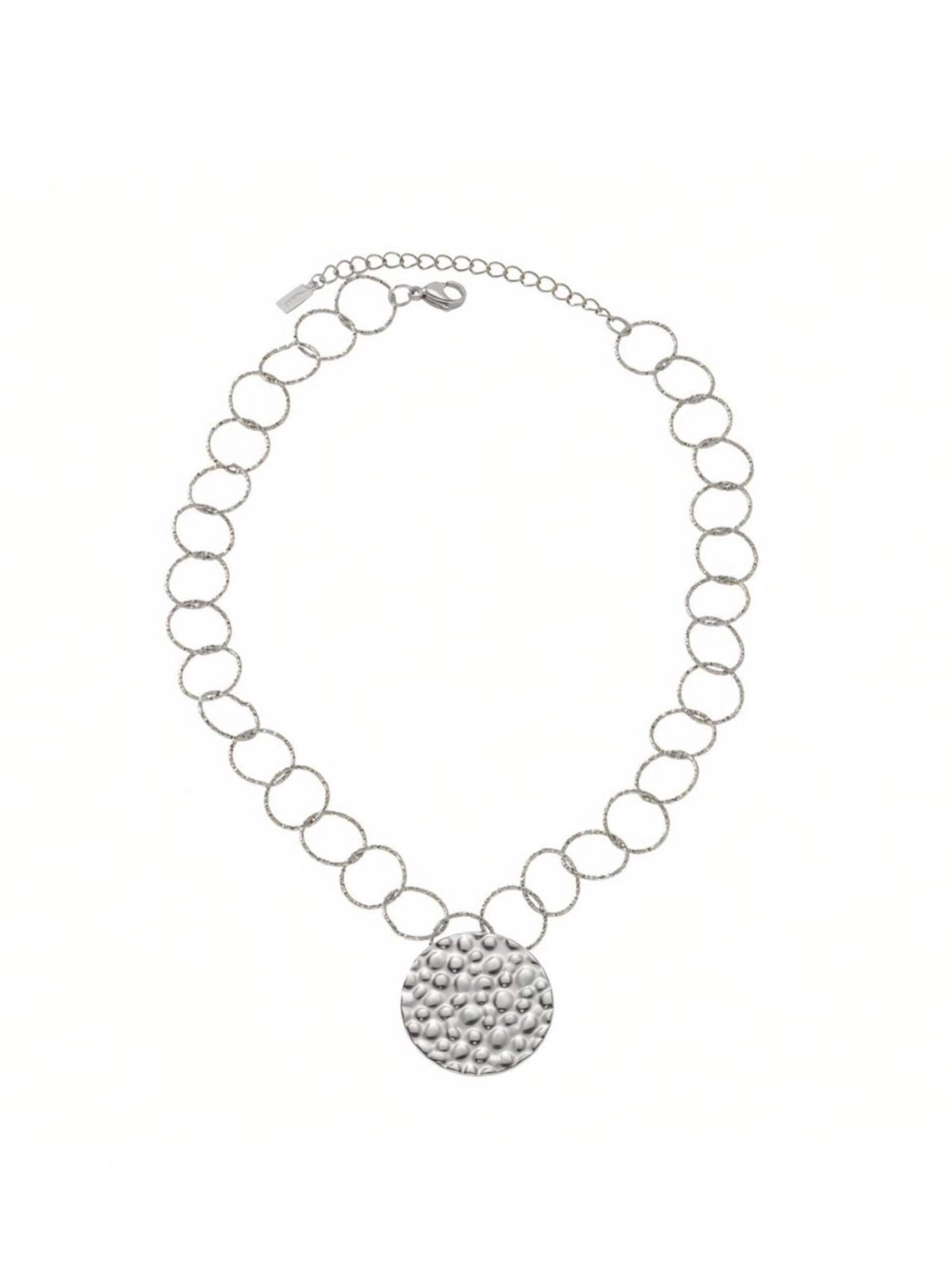 DNSK Copenhagen Necklace 'VILJA' in Silver: front