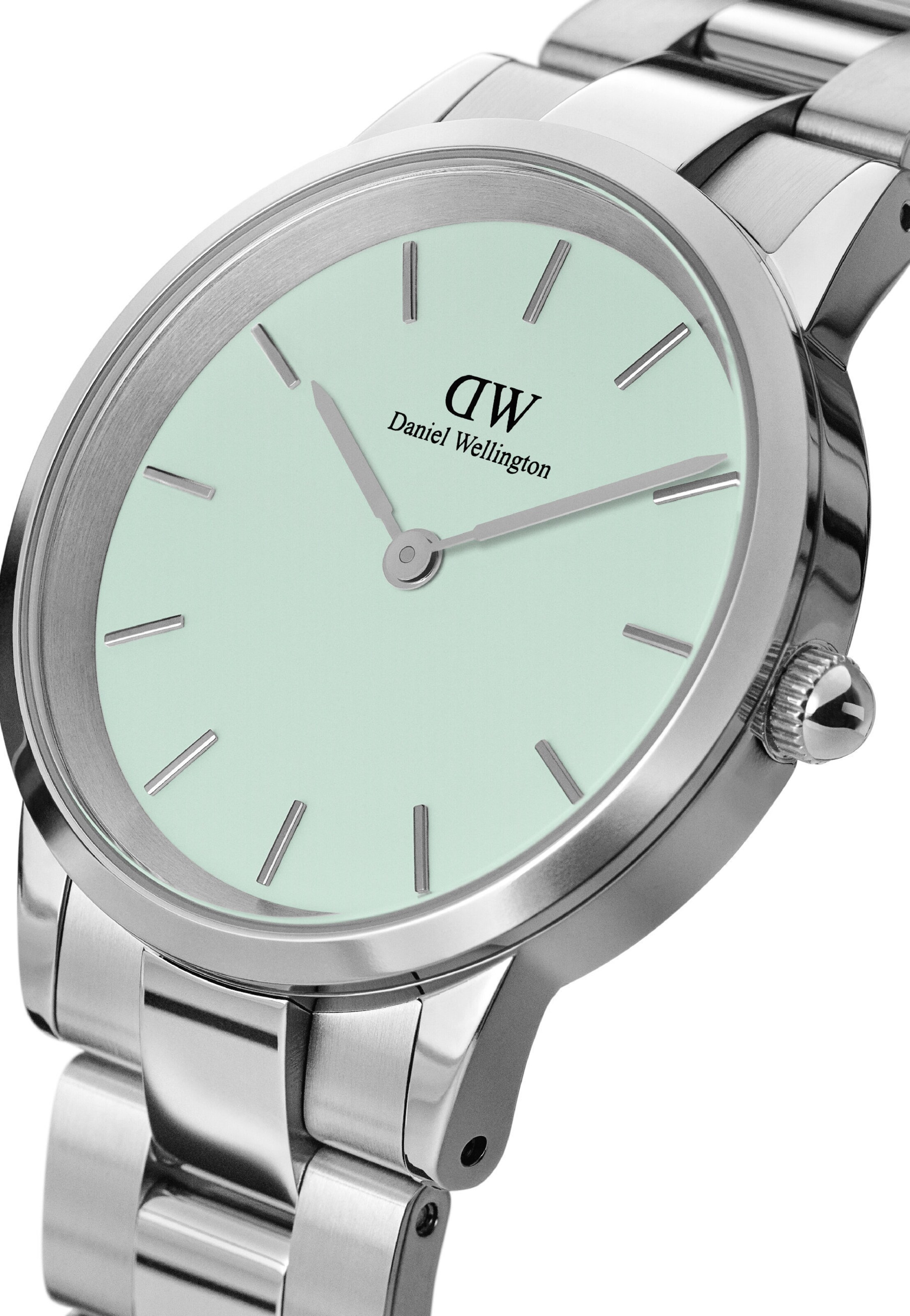 Daniel Wellington Analoog horloge ' ICONIC MINT ' in Zilver