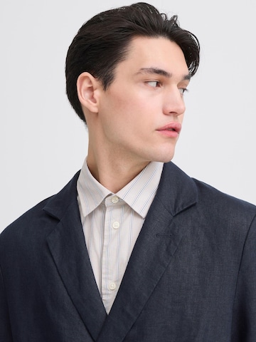 Casual Friday - Ajuste confortable Chaqueta saco ' CFEdlund Linen ' en azul