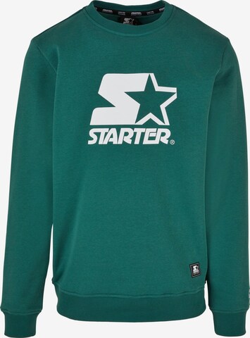 Starter Black Label Sweatshirt in Green: front