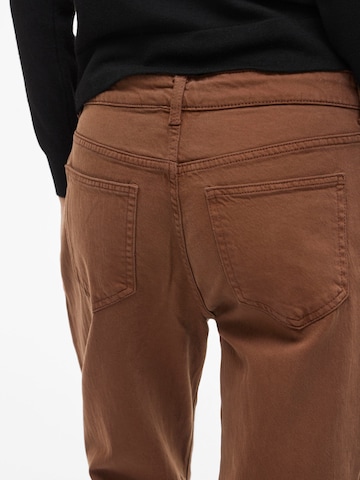 VILA Regular Jeans 'MARIA' in Bruin