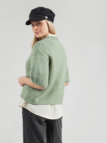JDY Sweater 'JDYLINEA' in Green