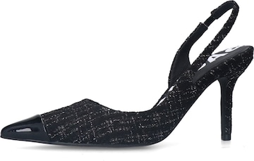 Escarpins à bride arrière SACHA en noir : devant