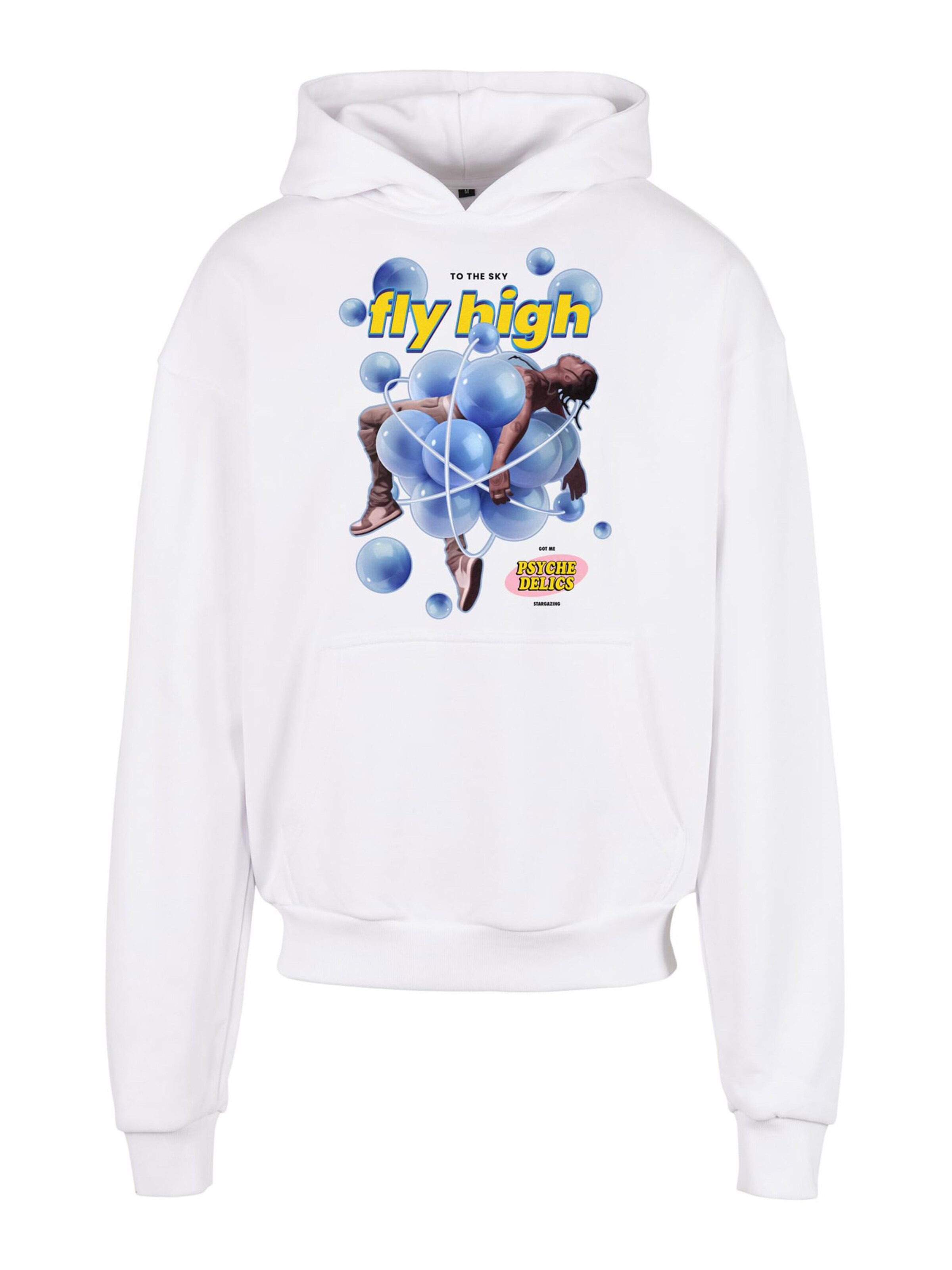 Sweat-shirt Mister Tee en blanc : devant
