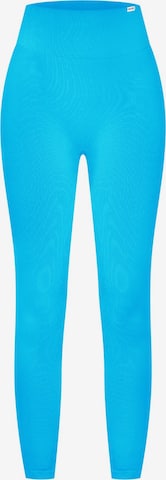 Smilodox Skinny Sporthose 'Amaze Scrunch' in Blau: predná strana
