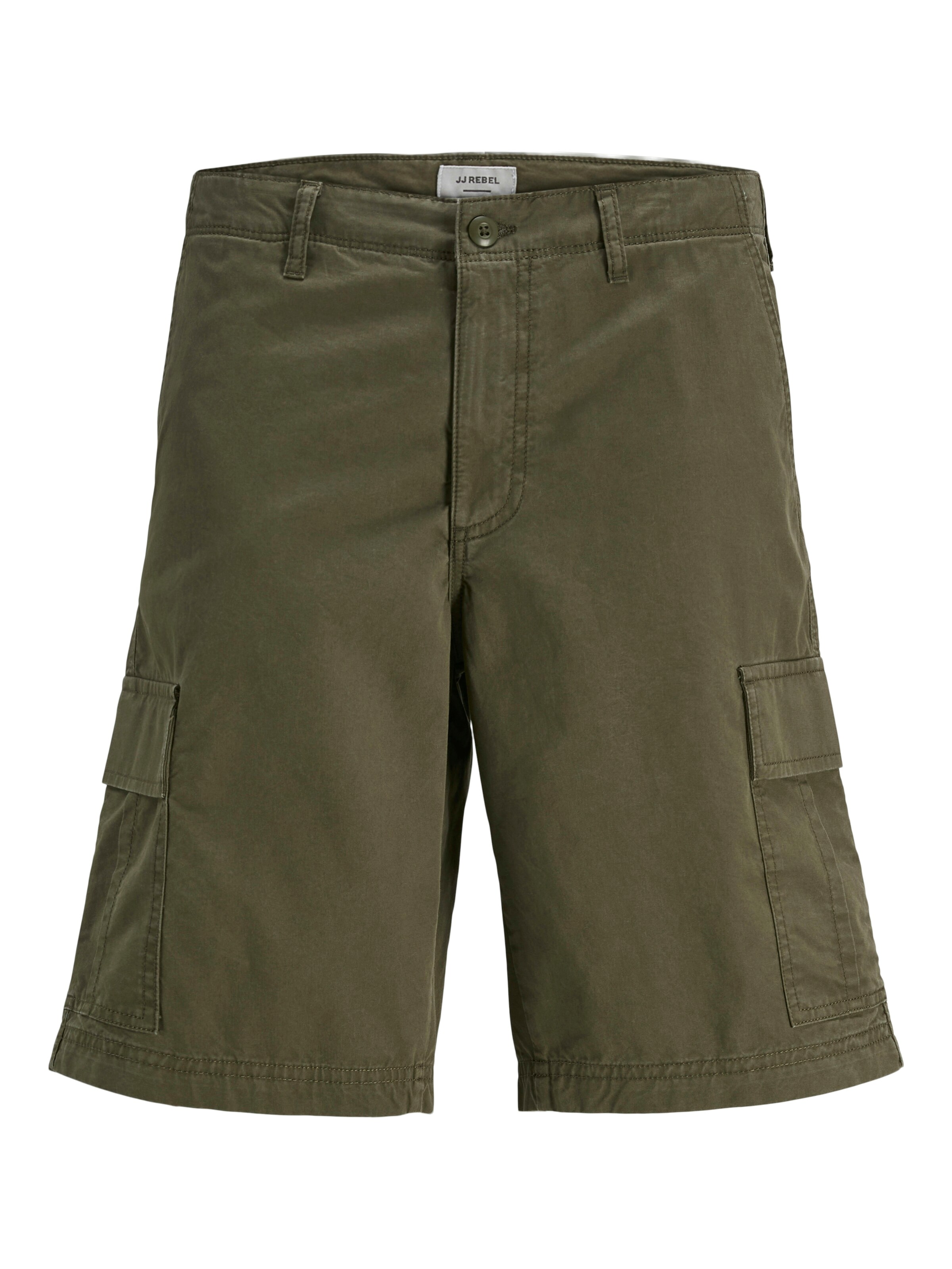 JJ Rebel Regular Cargo trousers 'JREBCARLOS' in Green: front