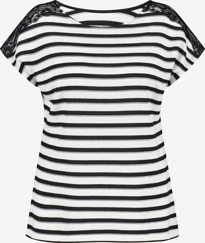 SAMOON T-Shirt in schwarz / weiß, Produktansicht