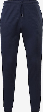 Tapered Pantaloni sportivi di Reebok Sport in blu: frontale