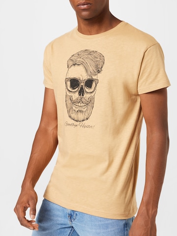 T-Shirt 'Hipster' Derbe en marron