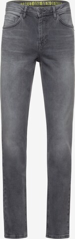 Street One MEN Slim fit Jeans in Grey: front