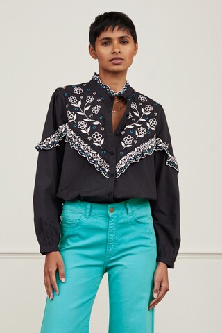 Fabienne Chapot Blouse 'Daila' in Black: front