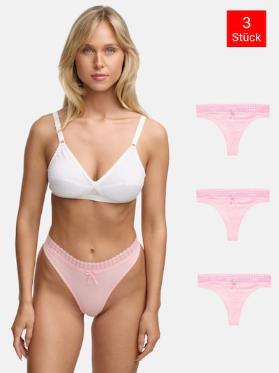 Tazzio Thong '3er Pack F927' in Pink, Item view