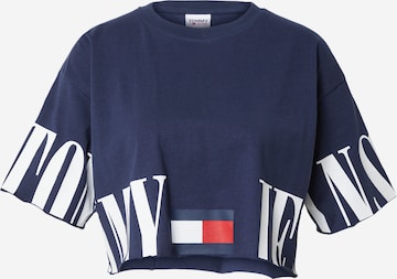 Tommy Jeans Tričko – modrá: přední strana