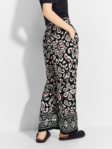CECIL Loosefit Hose 'Neele' in Schwarz