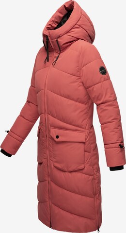 Palton de iarnă de la MARIKOO pe roz