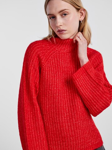 Pull-over PIECES en rouge