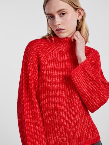 PIECES Sweater 'NELL' in Red