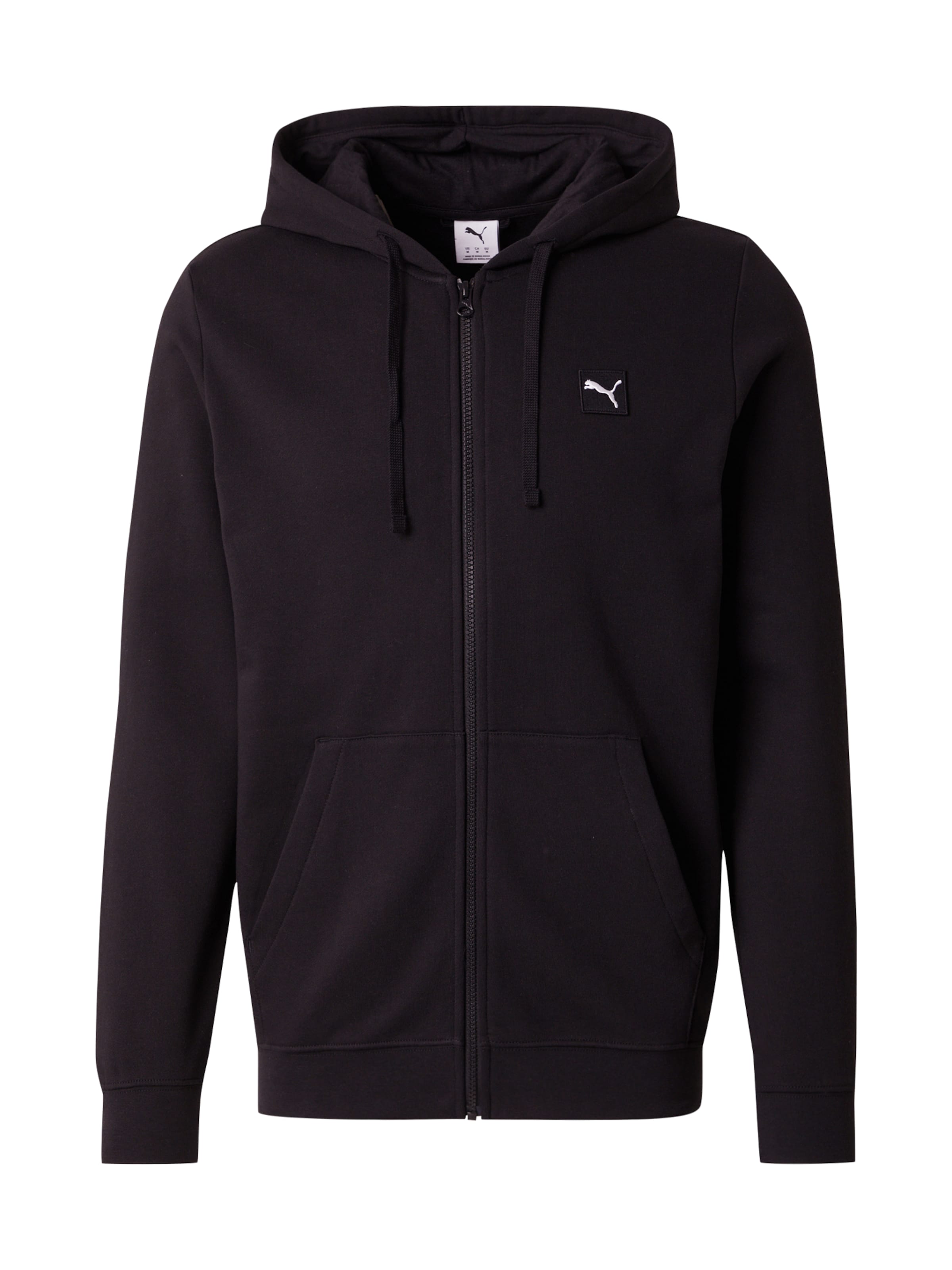 PUMA Tréning dzseki 'Essentials Elevated' - fekete: elől