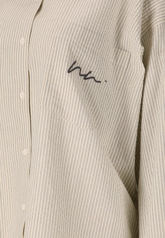 NOU Langarmbluse 'Atala' in Beige