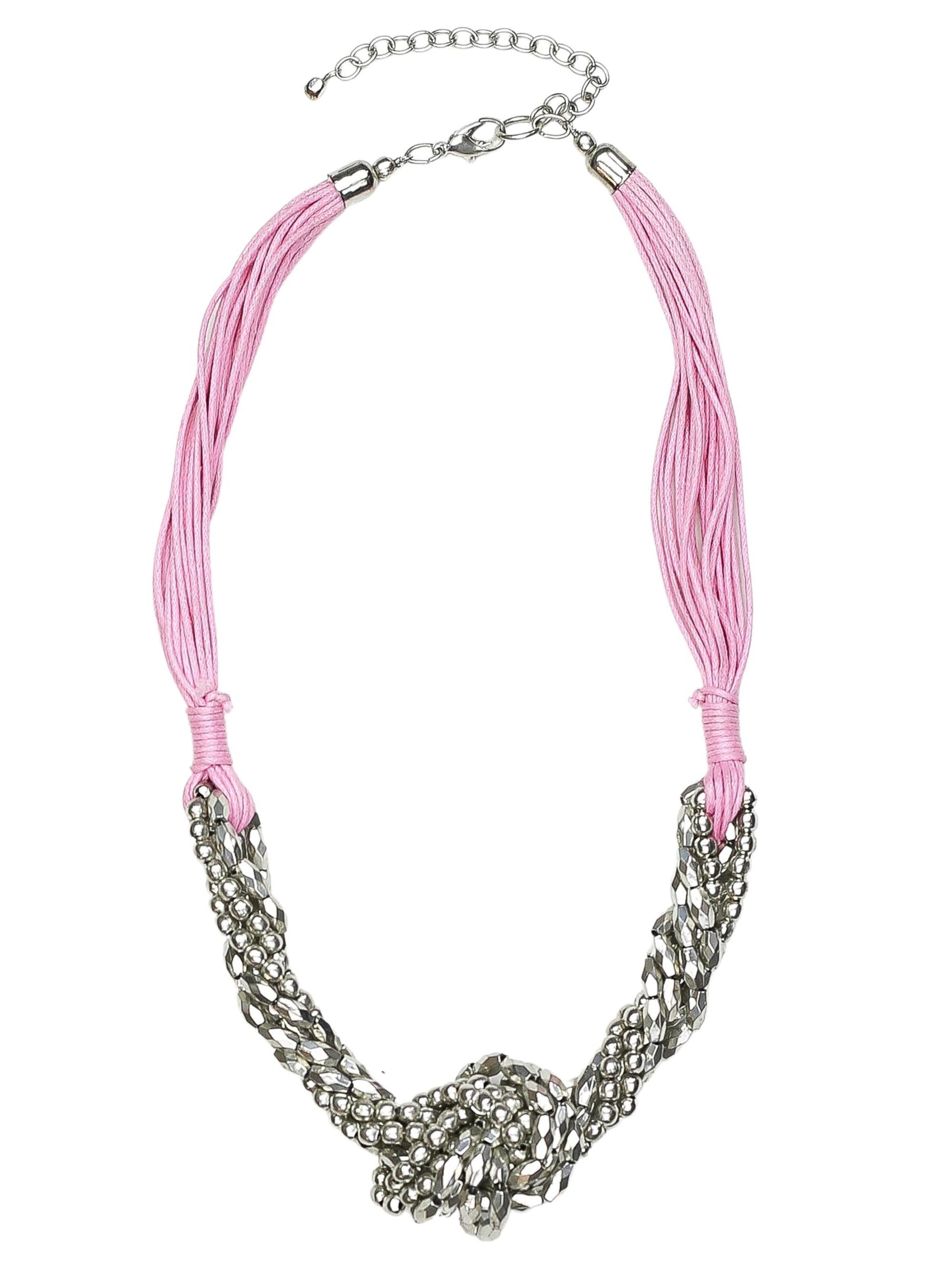 COLLEZIONE ALESSANDRO Necklace 'Hera' in Pink: front