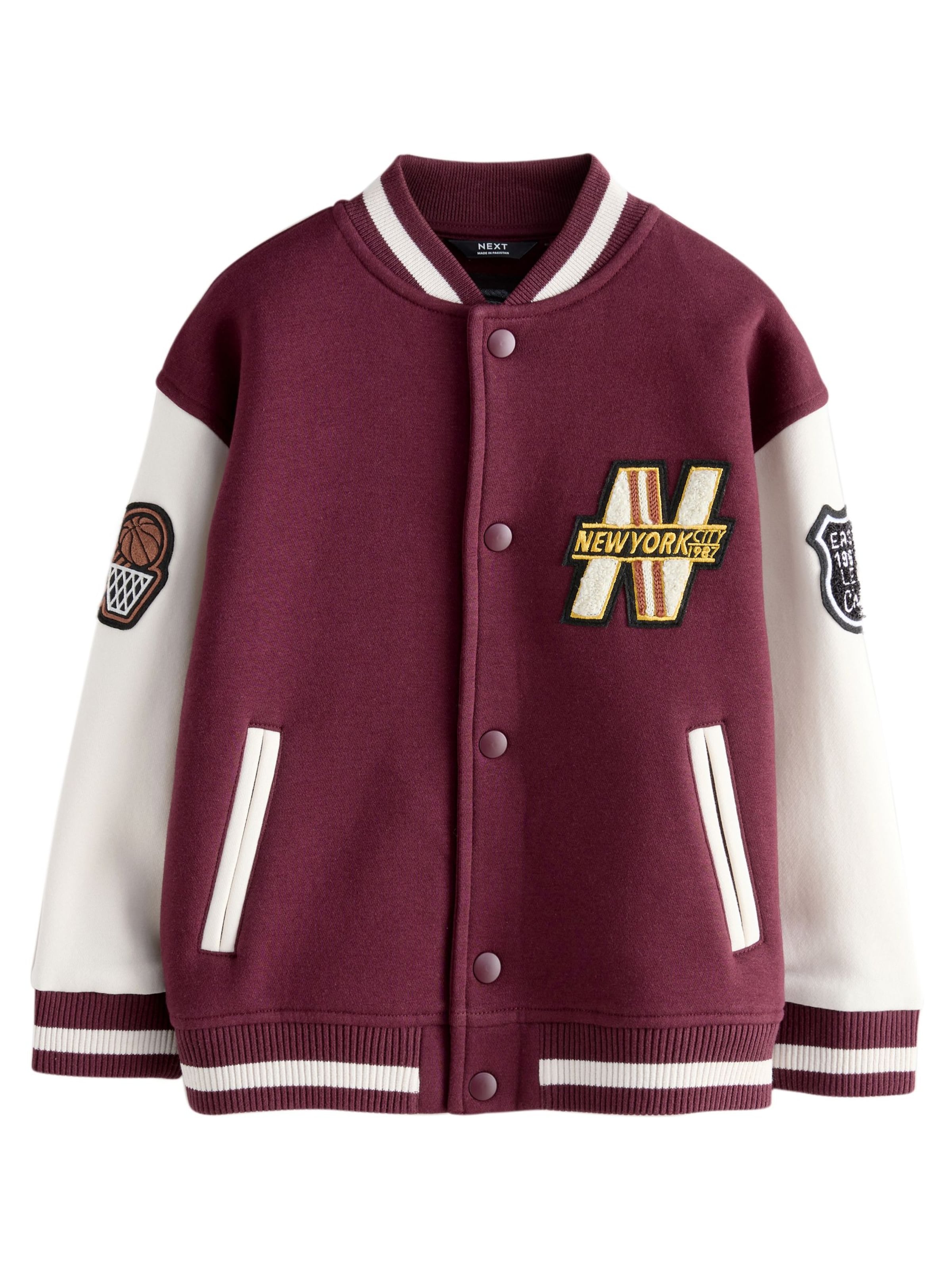 Next Övergångsjacka i röd: framsida