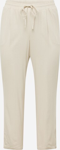 Vero Moda Curve Regular Broek 'JESMILO' in Beige: voorkant