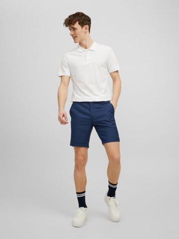 JACK & JONES Regular Bügelfaltenhose in Blau